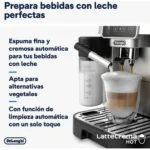 Cafetera De'Longhi Magnifica Start Milk ECAM220.80.SB – Superautomática, 1450W, LatteCrema, Molinillo, Depósito de leche - Imagen 3