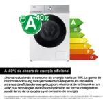 Lavadora Samsung WW11DB8B95GHU3 11 kg, 1400 rpm, Autodosificación, QuickDrive™, AI EcoBubble™, Blanca – Clase A - Imagen 4