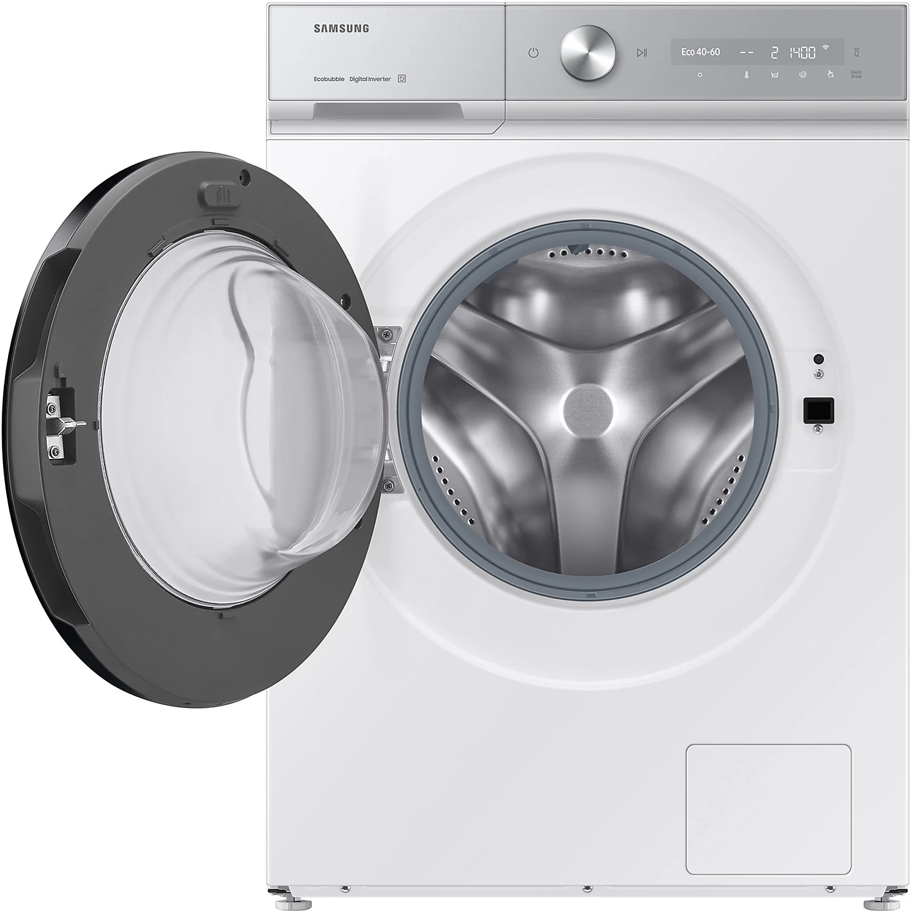 Lavadora Samsung WW11DB8B95GHU3 11 kg, 1400 rpm, Autodosificación, QuickDrive™, AI EcoBubble™, Blanca – Clase A