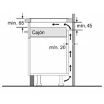 Placa de inducción Balay 3EB967FRE – 3 zonas, Zona Extra Gigante 32 cm, Función Sprint, Control táctil, Negro - Imagen 2