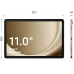 Tablet Samsung Galaxy Tab A9+ 11" – 6GB RAM, 128GB, WQXGA, Wi-Fi/5G, Gris Grafito - Imagen 2