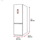 Frigorífico Combi Samsung RB38C705CS9/EF – 390 L, 203 cm, All-Around Cooling, Wifi, SpaceMax™, Metal Cooling, Inox - Imagen 6