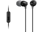 Auriculares Sony MDR-EX15APB con Micrófono Cable Negro