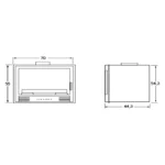 Insert de leña H700SC - Imagen 3