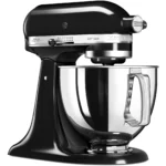 KitchenAid 5KSM125EOB Robot Amasador 4,8 L 300 W Batidora Amasadora Negro