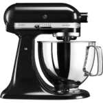 KitchenAid 5KSM125EOB Robot Amasador 4,8 L 300 W Batidora Amasadora Negro - Imagen 3