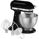 KitchenAid 5K45SSEOB Robot Amasador 4,28 L 275 W Batidora Amasadora Negro - Imagen 3