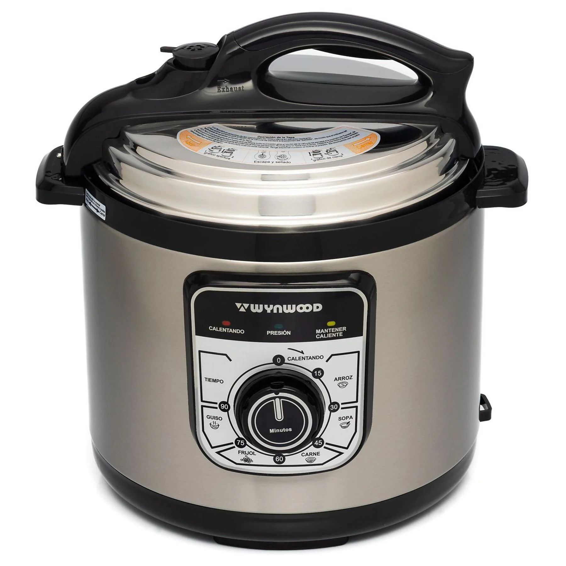 ASSET_MP_171095184 WYNWOOD Lyra Olla Programable Eléctrica 1000 W Acero Inoxidable Multifunción - Imagen 1